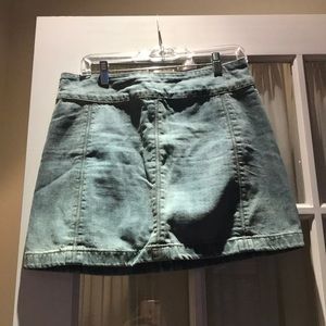 Free People Denim Skirt